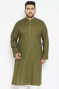 Mint Green Cotton Blend Kurta