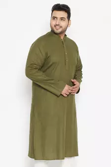 Mint Green Cotton Blend Kurta