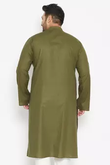 Mint Green Cotton Blend Kurta