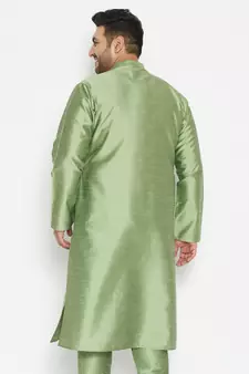 Mint Green Silk Blend Kurta