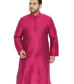 Fushia Pink Viscose Blend Kurta