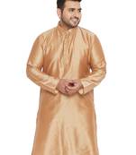 Rose Gold Viscose Blend Kurta