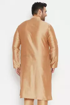 Rose Gold Viscose Blend Kurta