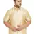 Gold Silk Blend Ethnic Shirt