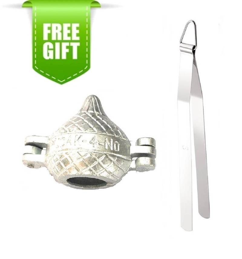 Aluminium Modak Mould With Stainless Steel Chimta And Free Gift