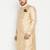 Gold woven silk blend men-kurtas