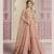 Pink Designer Multy Embroidery,Diamond Work Russian Silk unstitched Long Length Kameez Pant cotton salwar suit