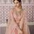 Pink Designer Multy Embroidery,Diamond Work Russian Silk unstitched Long Length Kameez Pant cotton salwar suit