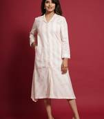 Pink printed cotton  cotton-kurtis