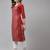 Red printed cotton ethnic-kurtis