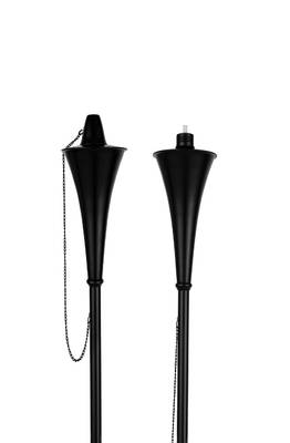 Conical Black oil lamp (Set of 2) 1