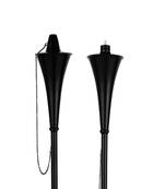 Conical Black oil lamp (Set of 2)
