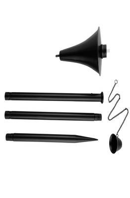 Conical Black oil lamp (Set of 2) 4