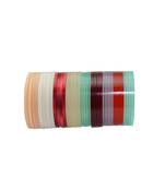 Acrylic multi color Plain Bangle Size=2.8