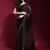 Black Georgette Sequins Party Wear Sarees