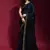 Black Georgette Sequins Party Wear Sarees