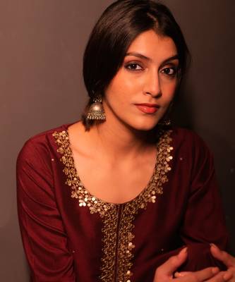 Maroon Saba Straight Fit Kurta Set 8