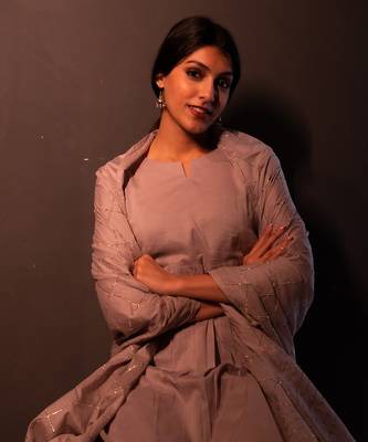 Onion Pink Sham Anarkali Suit Set 5