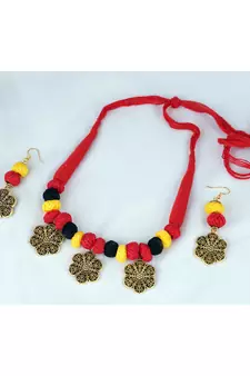 Red necklaces