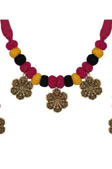 Pink necklaces