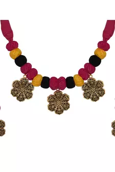 Pink necklaces