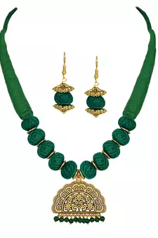 Green necklaces