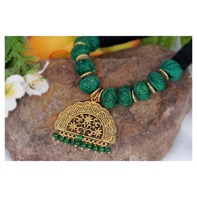 Green necklaces