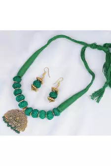 Green necklaces