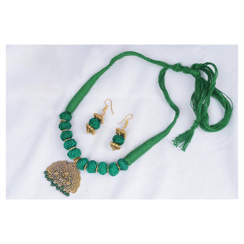 Green necklaces