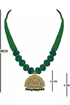 Green necklaces