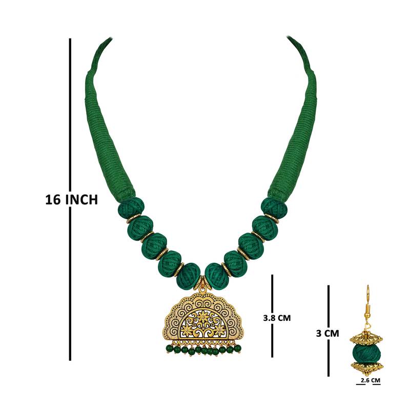 Green necklaces