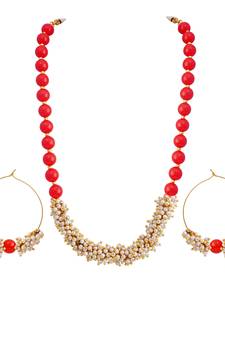 Red necklaces
