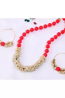 Red necklaces
