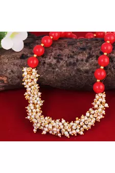 Red necklaces