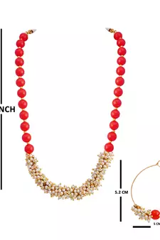 Red necklaces