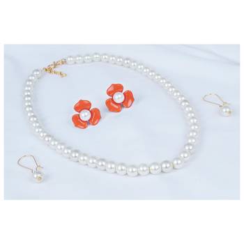 Orange necklaces 3
