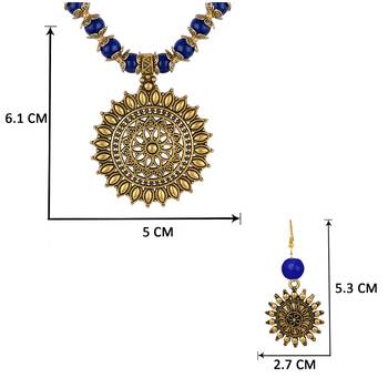 Blue necklaces 4