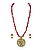 Maroon necklaces