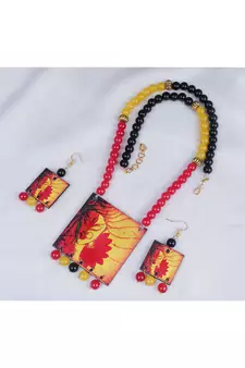 Yellow necklaces