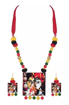 Red necklaces