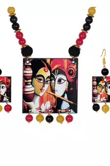Red necklaces