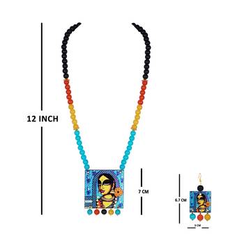 Blue necklaces 4