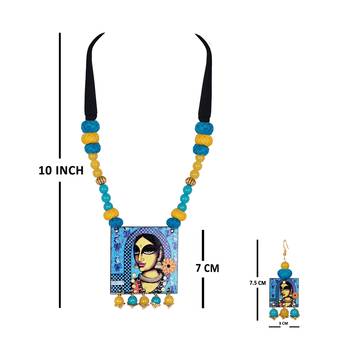 Blue necklaces 4