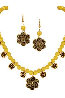 Yellow necklaces