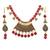 Maroon necklaces