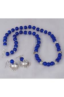 Blue necklaces