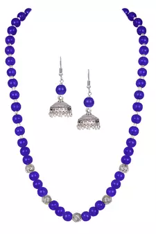 Blue necklaces