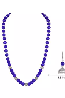Blue necklaces