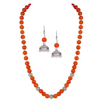 Orange necklaces 2