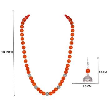 Orange necklaces 4